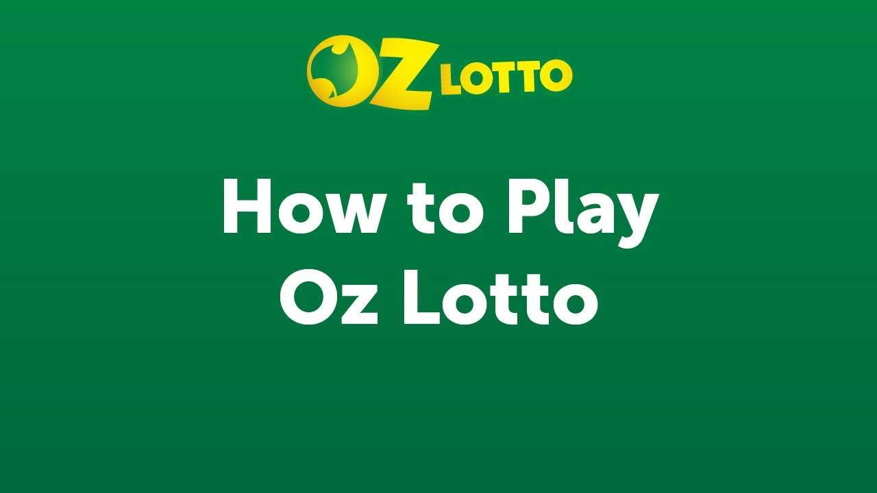 Oz lotto numbers