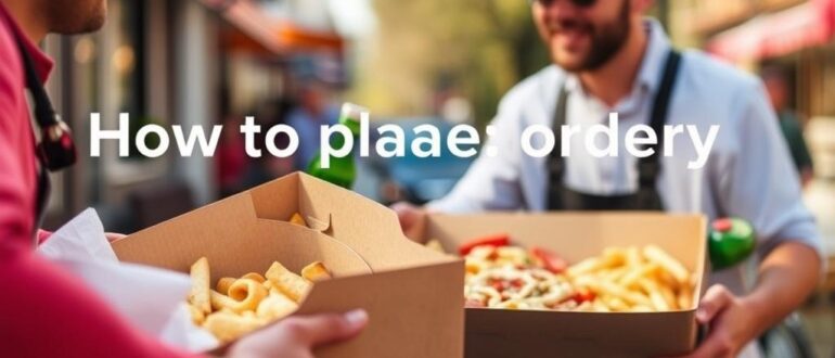 Доставка еды из местных ресторанов: как оформить заказ