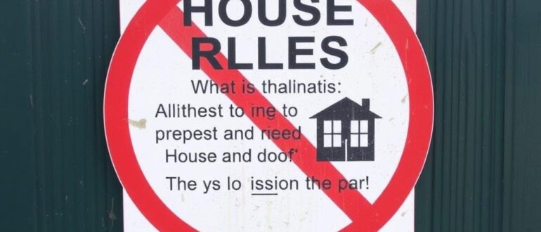 Правила поведения в гостевом доме: что запрещено