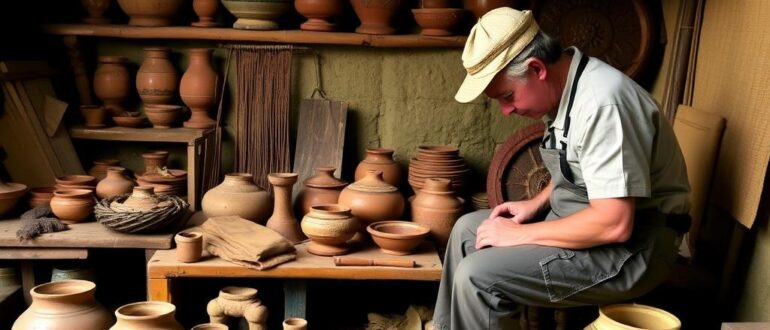 За кулисами глины и нитей: Экскурсии к местным мастерам: гончары, ткачи, ремесленники