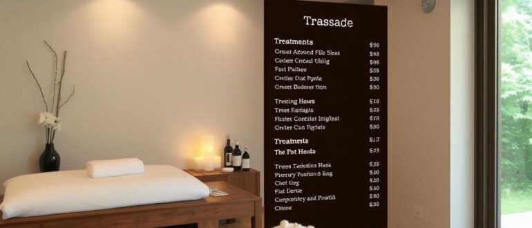 Спа‑услуги в гостевом доме: массаж, процедуры, прайс‑лист