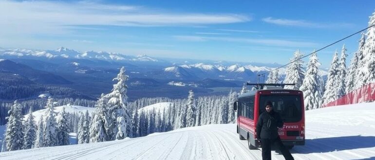 До горнолыжного склона: время в пути и транспорт