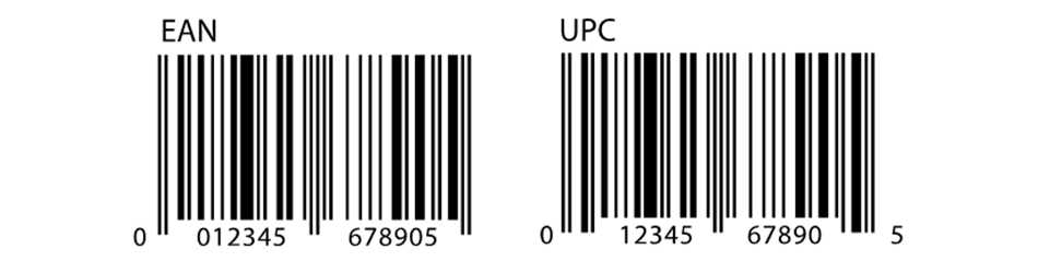 Штрих код вывод. Штрих код ЕАН 13. UPC (Universal product code) штрих-код. Штрих код европейской системы EAN. Американская система штрихового кодирования UPC.