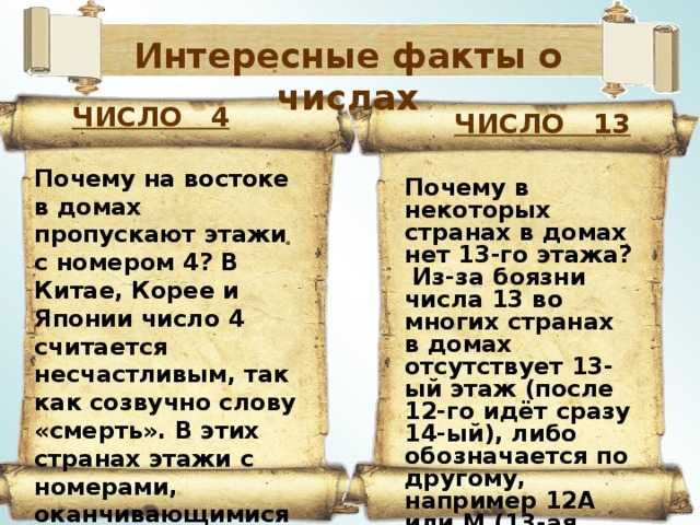 Почему в азиатских странах так боятся цифры 4 (тетрафобия)?