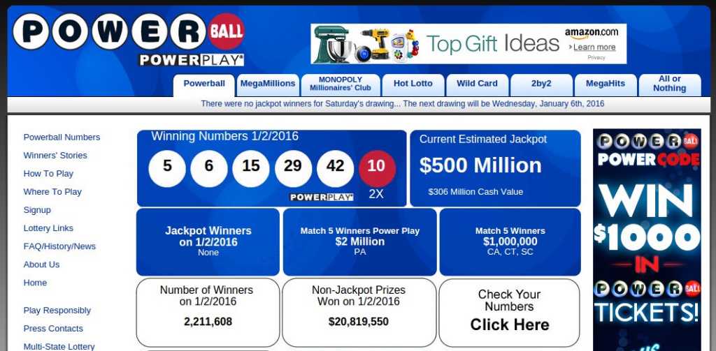 Powerball faq | usa mega